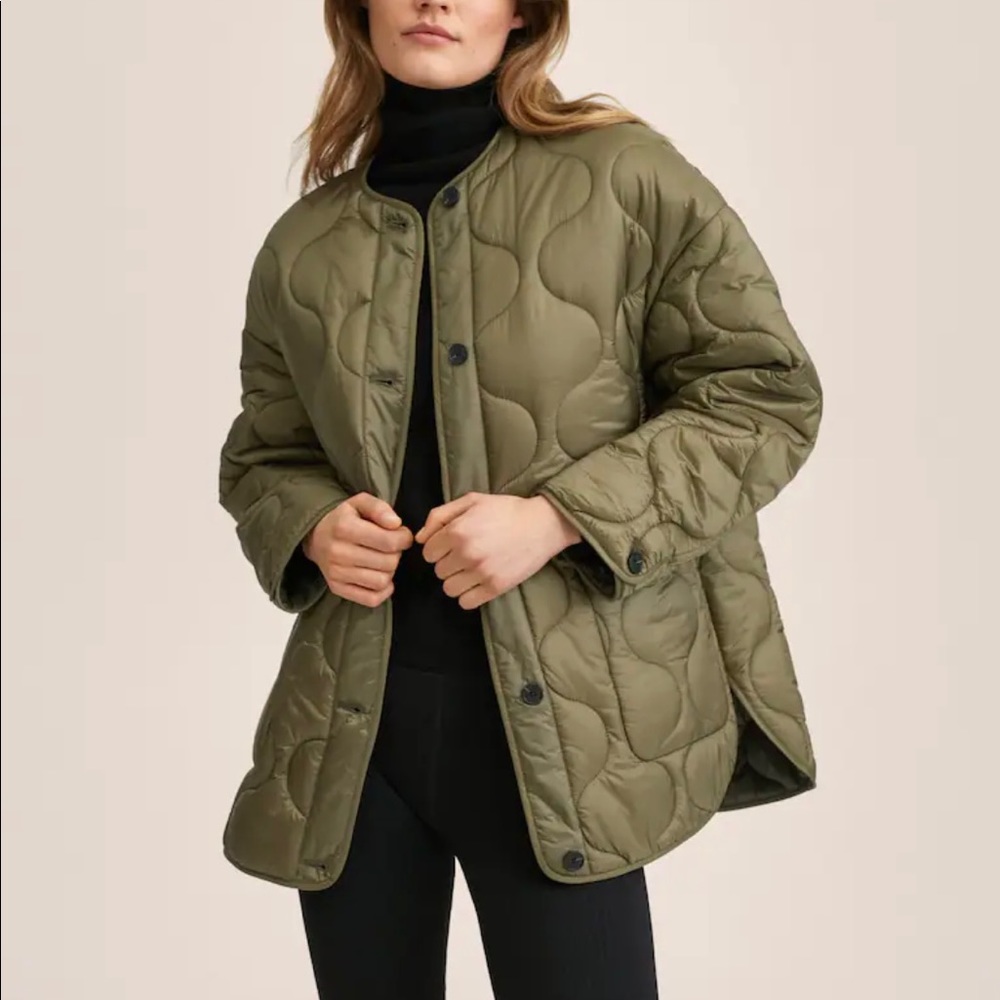 Oversized Quilted Coat